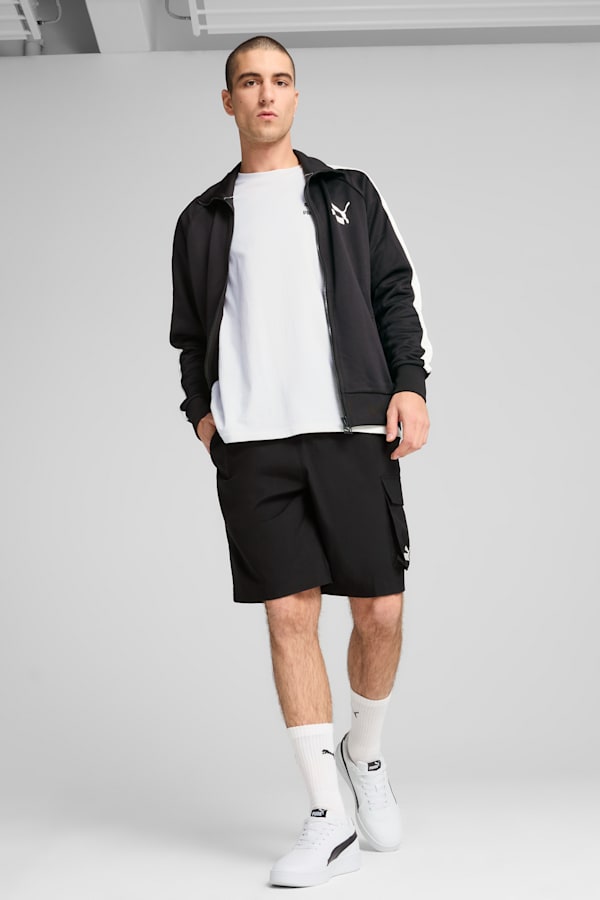 Essentials No.1 Logo Woven Cargo 9" Shorts Men, PUMA Black, extralarge-GBR